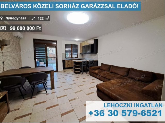 Eladó sorház, Nyíregyházán 99 M Ft, 4 szobás