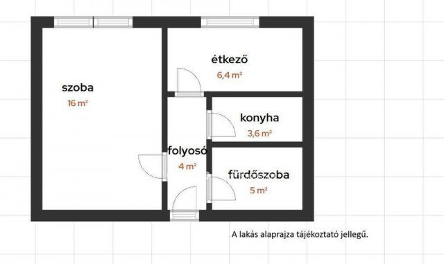 Eladó panellakás, Cegléden 36.5 M Ft, 1+1 szobás
