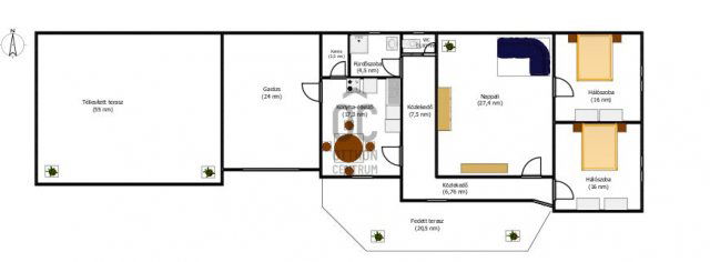 Eladó családi ház, Szekszárdon 103.4 M Ft, 3 szobás