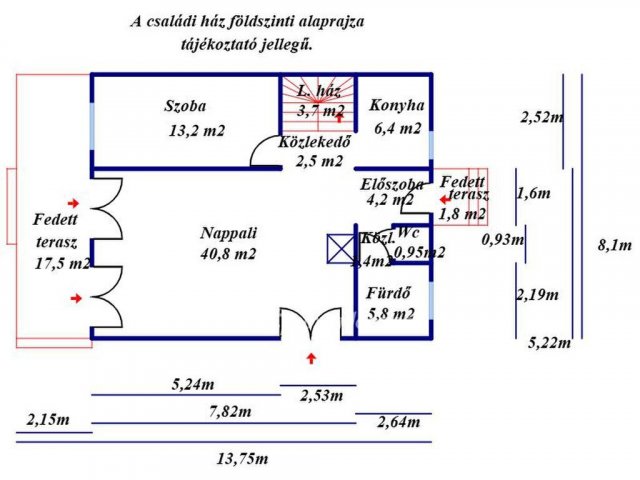 Eladó családi ház, Kecskeméten 115.9 M Ft, 3+2 szobás