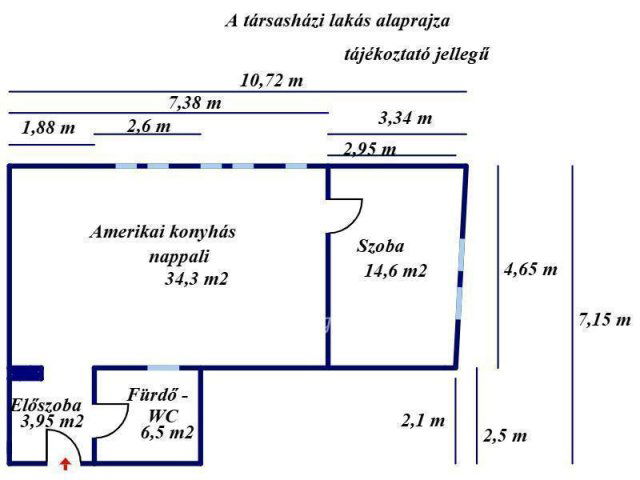 Eladó téglalakás, Szolnokon 39.99 M Ft, 2 szobás