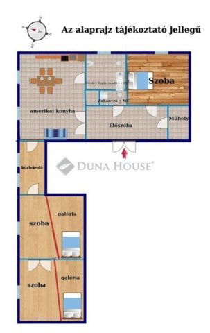 Eladó téglalakás, Budapesten, VIII. kerületben 90 M Ft, 4 szobás