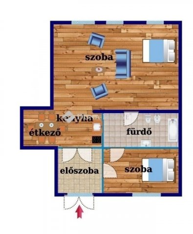 Eladó téglalakás, Budapesten, VI. kerületben 144.5 M Ft