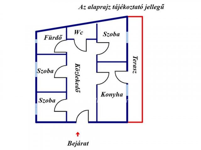 Kiadó téglalakás, albérlet, Nyíregyházán 200 E Ft / hó