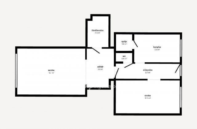 Eladó téglalakás, Nyíregyházán 43 M Ft, 2 szobás
