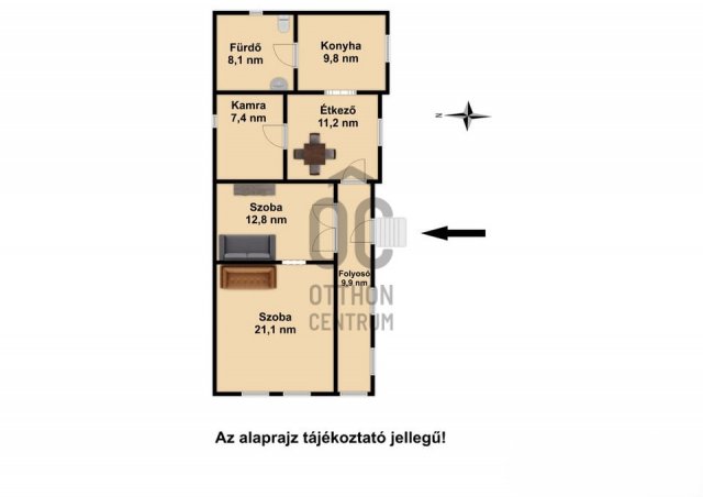 Eladó családi ház, Ludason 15 M Ft, 2 szobás