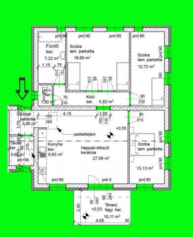 Eladó sorház, Dunaharasztin 99.99 M Ft, 4 szobás