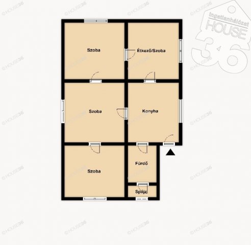 Eladó családi ház, Lajosmizsén 49.99 M Ft, 4 szobás