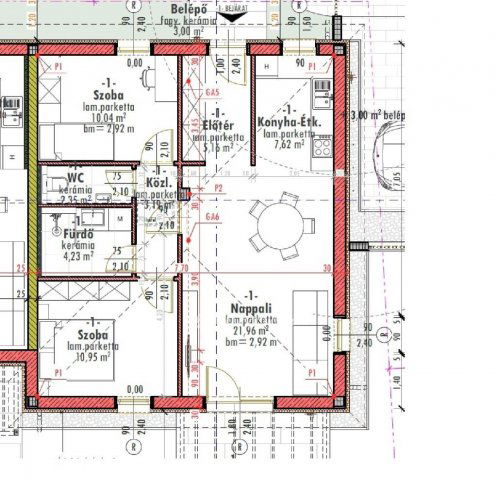 Eladó téglalakás, Mendén 75.49 M Ft, 3 szobás