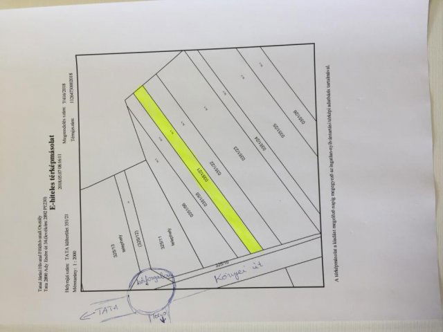 Eladó telek, Tatán 100 M Ft / költözzbe.hu