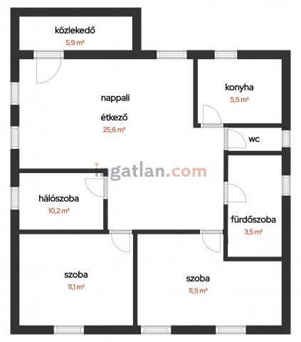 Eladó családi ház, Keszthelyen 89 M Ft, 7 szobás