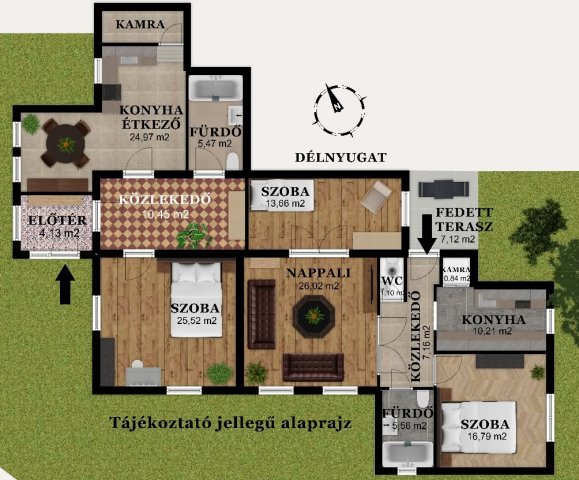 Eladó családi ház, Dunaharasztin 119.2 M Ft, 5 szobás