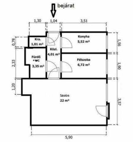 Eladó panellakás, Budapesten, XVIII. kerületben 49.9 M Ft