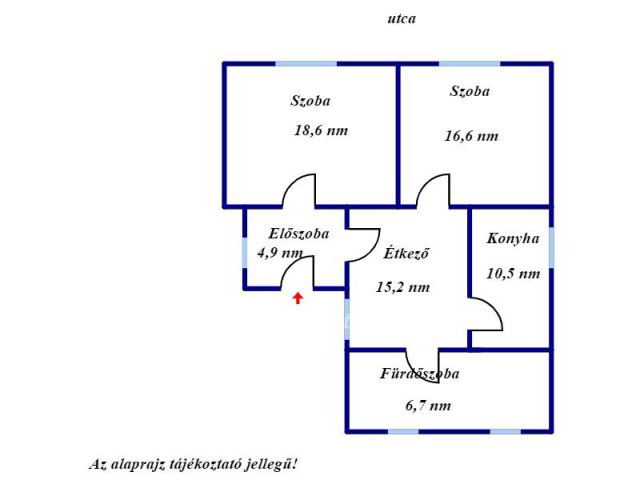 Eladó családi ház, Jászalsószentgyörgyon 16.5 M Ft, 2 szobás