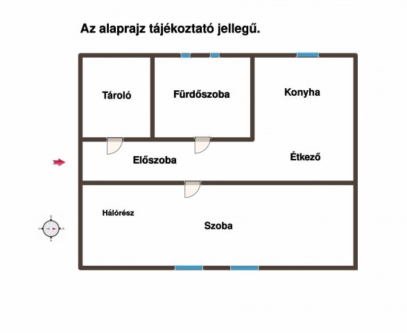 Eladó téglalakás, Budapesten, XIII. kerületben 59.9 M Ft