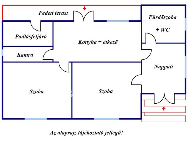 Eladó családi ház, Tiszaszőlősön 30 M Ft, 2+1 szobás