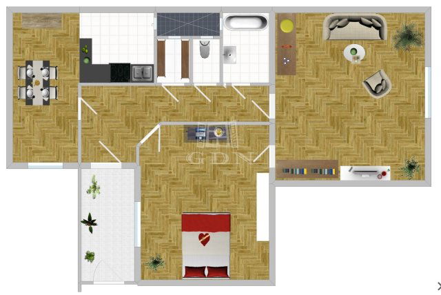 Eladó téglalakás, Budapesten, IX. kerületben 79.9 M Ft, 2 szobás