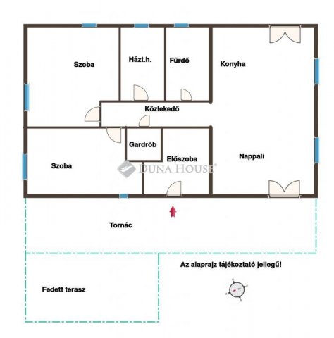 Eladó családi ház, Pócsmegyeren 94.9 M Ft, 3 szobás