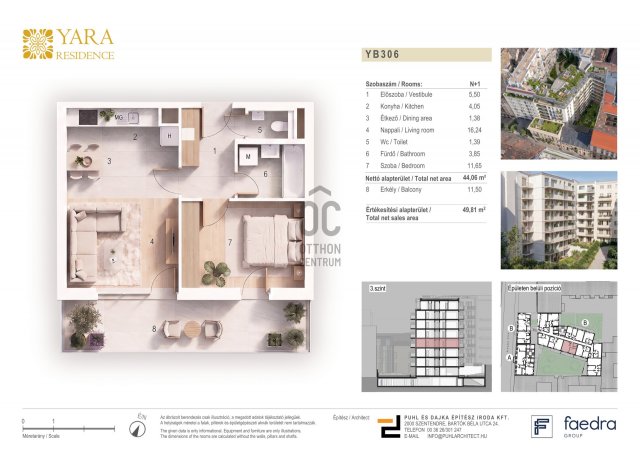 Eladó téglalakás, Budapesten, VII. kerületben 124.75 M Ft