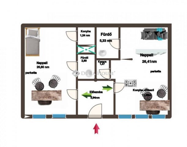 Eladó téglalakás, V. kerületben, Szent István körúton