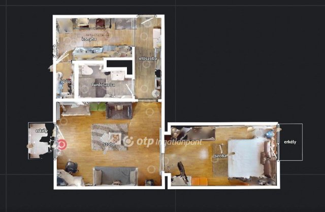 Eladó téglalakás, Miskolcon 41 M Ft, 2 szobás