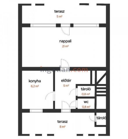 Eladó sorház, Salgótarjánban 45 M Ft, 3+1 szobás