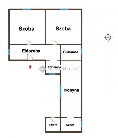 Eladó családi ház, Tabdin 24.9 M Ft, 2 szobás