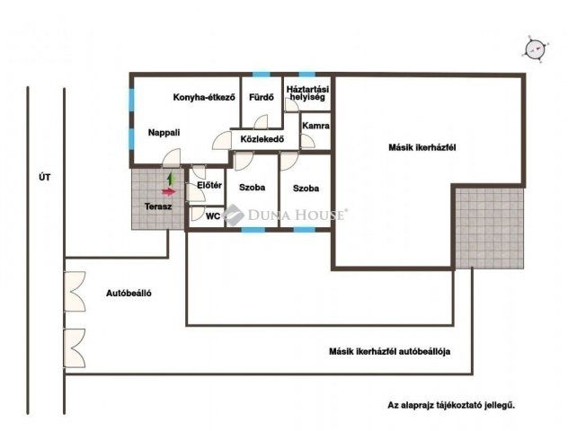 Eladó ikerház, Majosházán 69.9 M Ft, 3 szobás