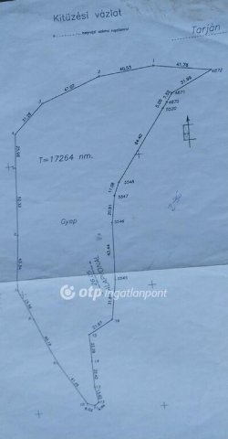 Eladó mezogazdasagi ingatlan, Tarjánon 38 M Ft