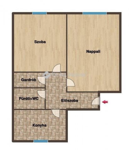 Eladó panellakás, Budapesten, XV. kerületben 63.99 M Ft, 2 szobás