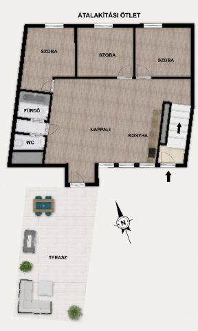 Eladó téglalakás, Budapesten, VI. kerületben, Rózsa utcában