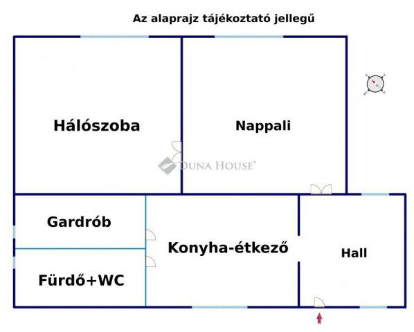 Eladó családi ház, Makón 52 M Ft, 2 szobás