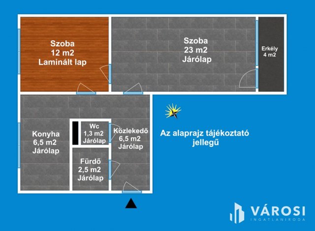 Eladó panellakás, Szegeden 58.9 M Ft, 2 szobás
