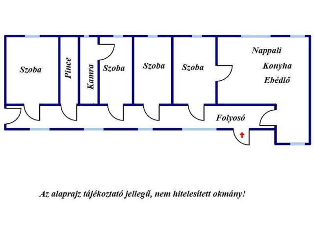 Eladó családi ház, Hencidán 24 M Ft, 5 szobás