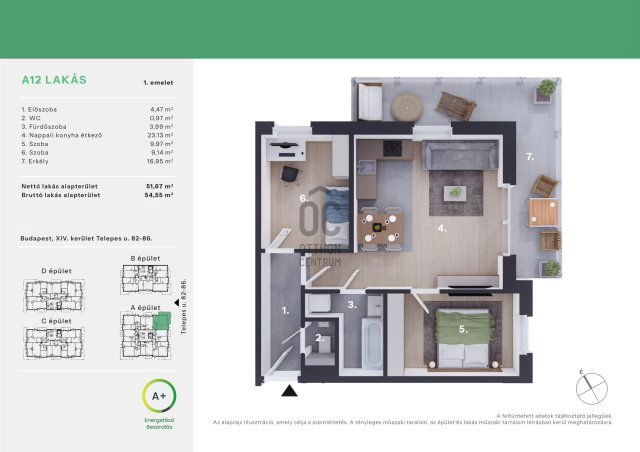 Eladó téglalakás, Budapesten, XIV. kerületben 92.9 M Ft