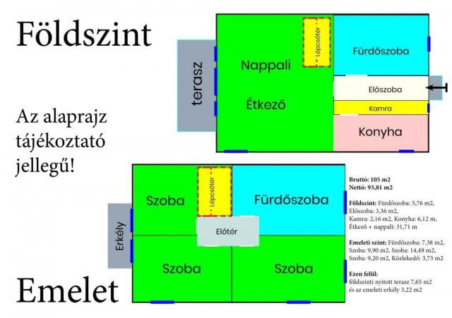 Eladó családi ház, Budapesten, XVII. kerületben 115 M Ft