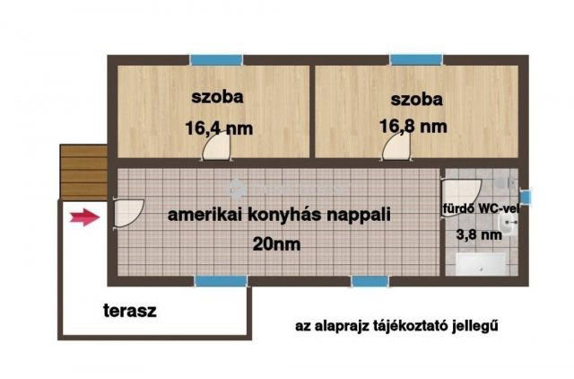 Eladó családi ház, Valkón 46 M Ft, 3 szobás