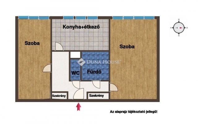 Eladó téglalakás, Zalaegerszegen 40.5 M Ft, 2 szobás