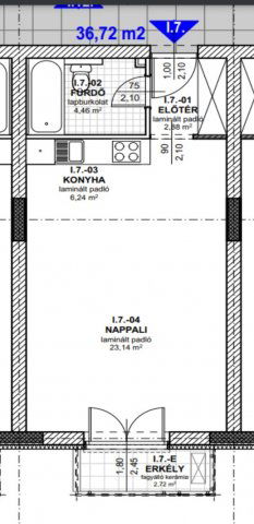 Eladó téglalakás, Szombathelyen 29.9 M Ft, 1 szobás