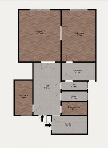 Eladó téglalakás, XIII. kerületben, Victor Hugo utcában