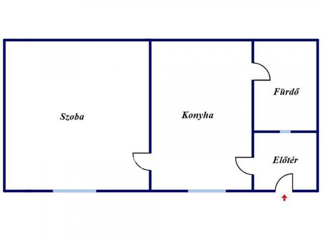 Eladó sorház, Miskolcon 22 M Ft, 1 szobás / költözzbe.hu