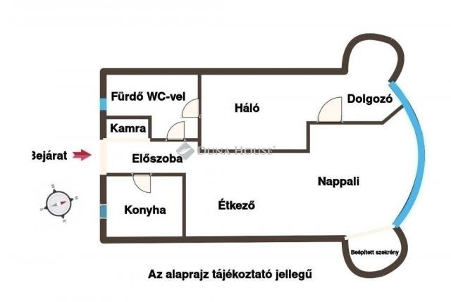 Eladó téglalakás, Budapesten, VI. kerületben 84.6 M Ft, 2 szobás