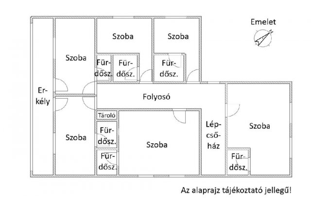 Eladó családi ház, Sümegen 74.99 M Ft, 7+2 szobás
