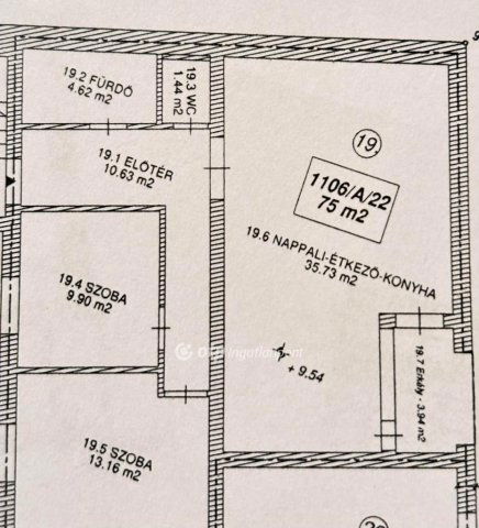 Eladó téglalakás, Szolnokon 86.25 M Ft, 2+1 szobás