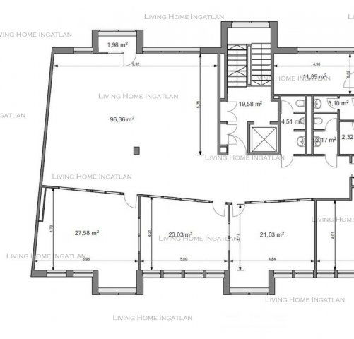 Kiadó iroda, Budaörsön 606 E Ft / hó, 4 szobás