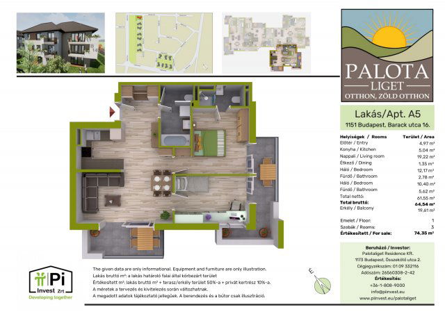 Eladó téglalakás, Budapesten, XIV. kerületben 96.649 M Ft