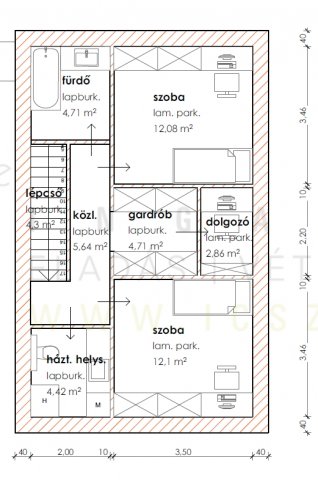 Eladó családi ház, Szegeden 109.99 M Ft, 3+1 szobás