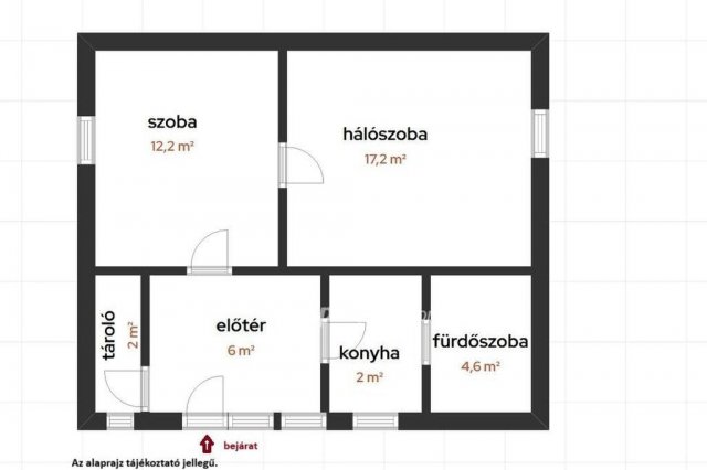 Eladó családi ház, Cibakházán 11 M Ft, 2 szobás