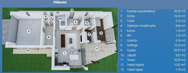Eladó családi ház, Cserszegtomajon 227.337 M Ft, 5 szobás