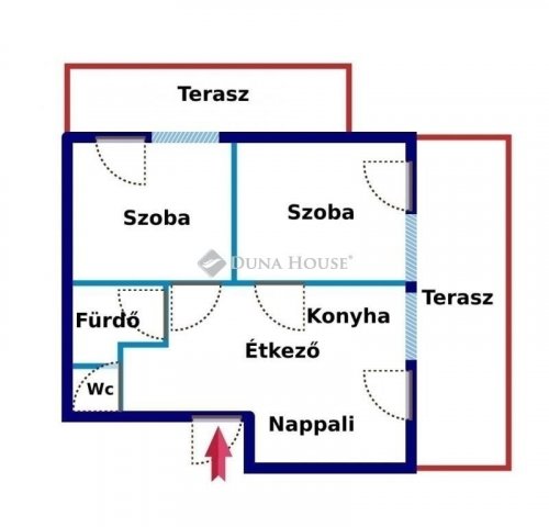 Eladó téglalakás, Pécsett 74 M Ft, 3 szobás